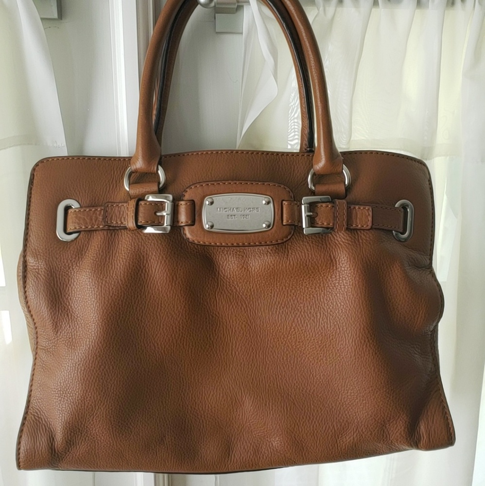 MK soft leather satchel
